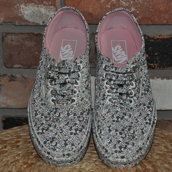 Vans Off the Wall All Over Print Mono Floral Skate Shoe M 7.5 EUR40.5 Unisex - Picture 1 of 9